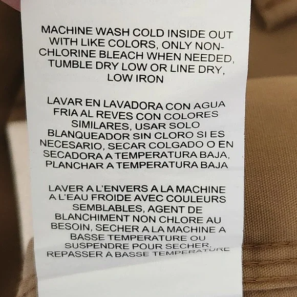 Wrangler Shirt Mens Medium Khaki Long Sleeve Relaxed Fit Woven Button Up Work - Picture 6 of 10